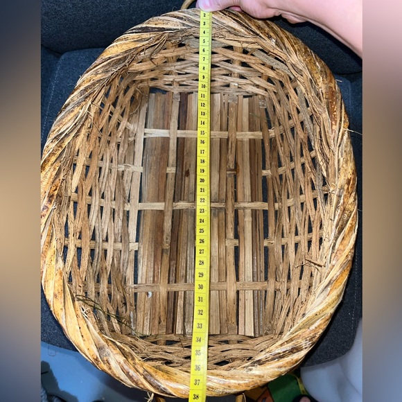 Wooden woven basket for decor - Picture 12 of 12